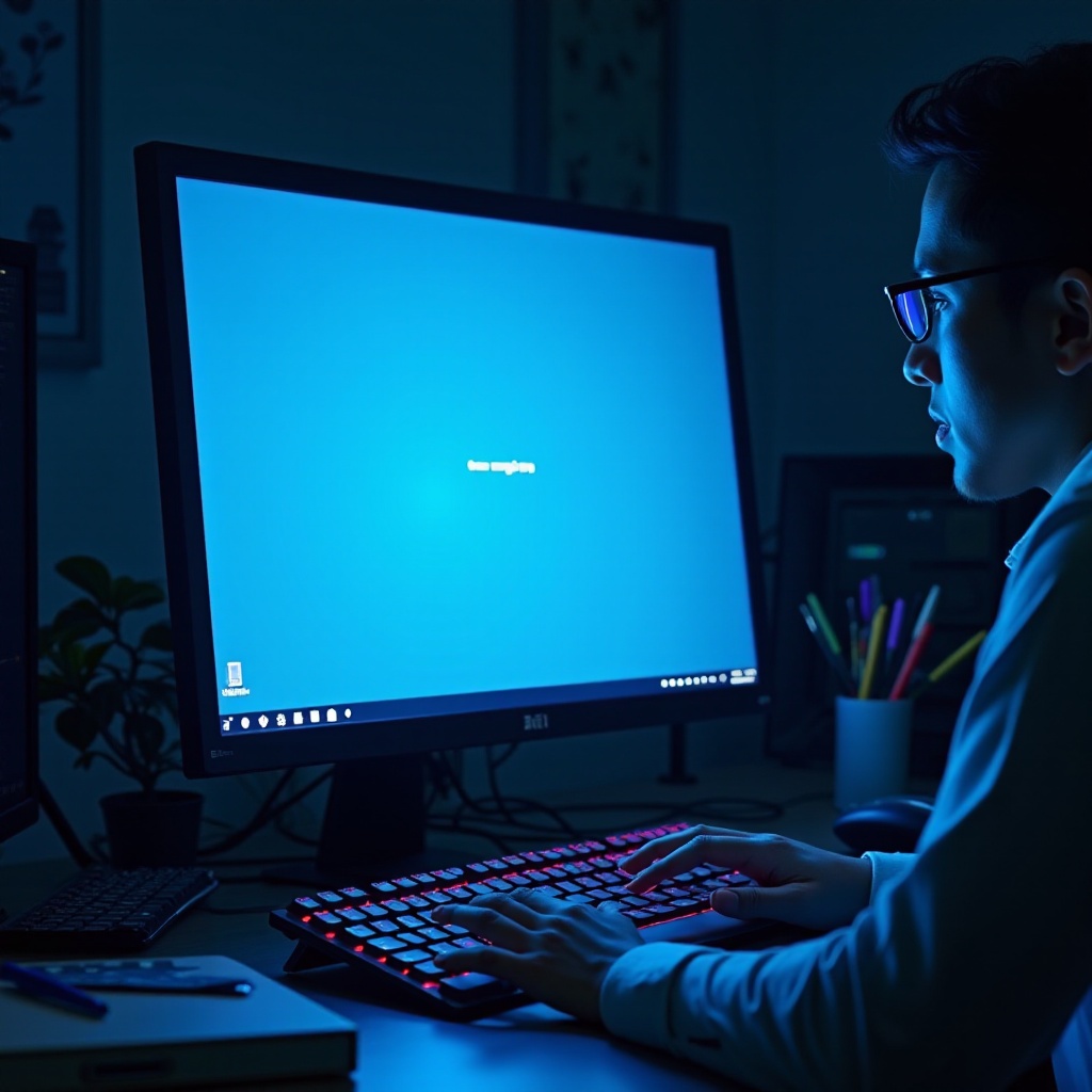 شاشة زرقاء خطأ الصفحة في منطقة غير مقسمة