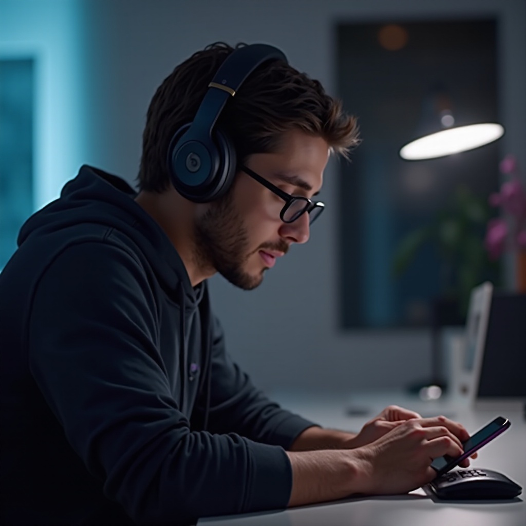 اقتران بلوتوث Beats Studio Pro