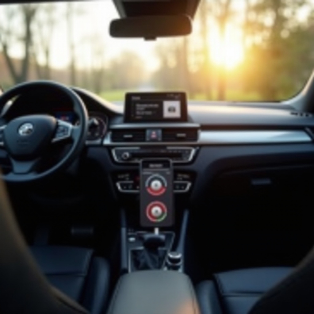 قم بتوصيل الهاتف إلى نظام الستيريو في السيارة