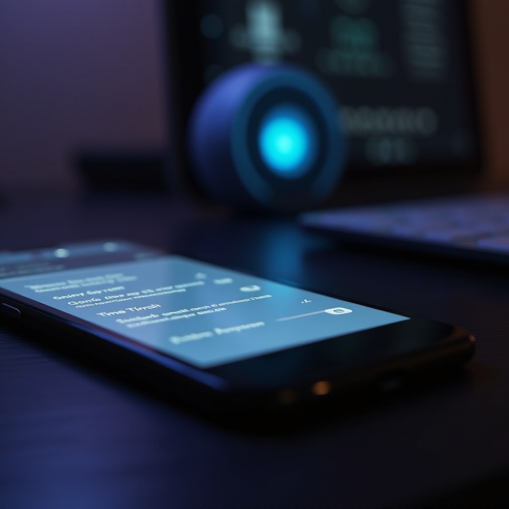 как изменить время выключения телефона