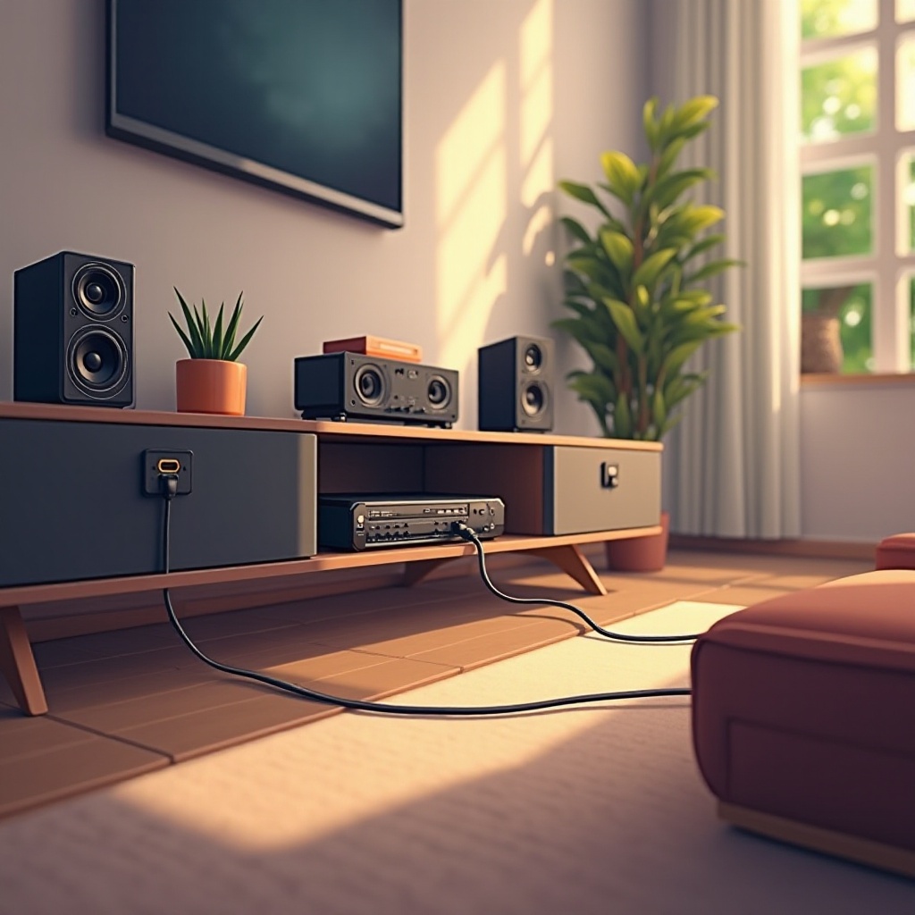 как подключить колонки к телевизору через HDMI